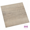 Podlahové panely VidaXL 324650 30,5x30,5 cm sivohnedé 55 ks