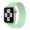 AppleKing nylonový remienok s vrkočovým vzorom pre Apple Watch 42mm / 41mm / 40mm / 38mm - M - zelený - možnosť vrátiť tovar ZADARMO do 30tich dní