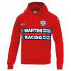 Sparco mikina s kapucí Martini Racing, barva: červená, velikost: XXL