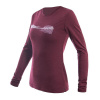 SENSOR Merino Air Hills dámske tričko dl.rukáv Port Red - L