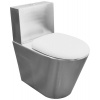 NOFER WC kombi misa s nádržkou vrátane spalchovacieho mechanizmu a WC sedátka 370x680x620 mm, nerez mat 13016.S