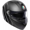 Prilba AGV Sportmodular Refractive Carbon Silver Veľkosť: L (58-59 cm)