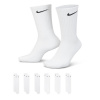 Nike 6-Pack Everyday Cushioned Training Crew Socks Mens White/Black 11-14.5 XL