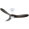 CasaFan ECO GENUINO 122 MW-NB stropný ventilátor, 11.3 W, (Ø x v) 1220 mm x 280 mm, biela (matná), 312220; 312220