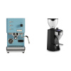 Profitec GO, blue + Rocket Espresso SUPER FAUSTO, black