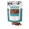 WOOLF pochúťka pre psov : kocky z kačacieho mäsa - 100g