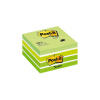 Post-it nalepovací poznámkový bloček - kocka - 76 x 76 mm - 450 listov - pastelovozelené odtiene