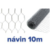 Pletivo HEX 25/0,8x1000 mm 10m ZN zajačie