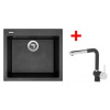 Sinks Drezy CUBE 560 Metalblack + Mix 3 P GR
