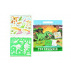 Teddies Blok so šablónami s nálepkami dinosaurus 26x29cm
