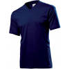 Tričko STEDMAN CLASSIC V-NECK MEN Midnight modrá M