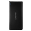 Canyon CNE-CPB1006B Powerbank, Li-pol, 10.000 mAh, 2 x USB výstup, 2 x USB vstup (1xUSB-C), LED inikácia, čierna