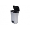 Odpadkový kôš, pedálový, hranatý, 50 l, CURVER 