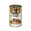 Doggy Dog Wild Boar & Poultry Hearts - bezobilné mokré krmivo pre psov, s diviakom a hydinovým srdcom - 400 g