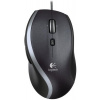 Logitech M500s/Kancelárska/Optická/Pre pravákov/4 000 DPI/Drôtová USB/Čierna-strieborná (910-005784)