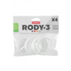 Komponenty Rody 3-spojovací krúžok biely 4ks Zolux