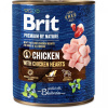 Brit Premium by Nature Chicken with Hearts 6 x 800 g