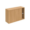 Hobis Policová skrinka L Strong, 120x76,8x40 cm, dub/dub