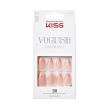 Kiss Pink French umelé nechty s lepidlom, 1 bal.