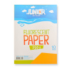 Dekoračný papier A4 Fluo oranžový 250 g, sada 10 ks