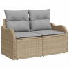 zahrada-XL Súprava záhradných pohoviek 11 pcs Beige a svetlo šedá 3354559