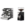 Rocket Espresso Appartamento TCA, black + Eureka Mignon Silenzio 55, CR black