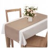 BÉŽOVÝ/KÁVOVO-BÉŽOVÝ DEKORATÍVNY HLADKÝ OBRUS/BIEŽNIK NA STÔL 40x200 cm
