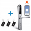 Kľučka BOT Smart Tuya H1 92 mm strieborná
