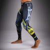 Pánské sportovní kompresní legíny Venum x TEKKEN 8 - King - Black/Yellow Velikost: S