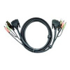 ATEN 2L-7D02UD KVM kábel Čierna 1,8 m (2L-7D02UD)