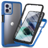 Obojstranný Gumený kryt Shockproof na Motorola Moto G13 / G23 / G53 5G - Royal Modrá