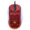 AROZZI herní myš FAVO Ultra Light Black-Red/ drátová/ 16.000 dpi/ USB/ 7 tlačítek/ RGB/ černočervená AZ-FAVO-BKRD
