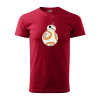 Sablio Tričko s potlačou Star Wars BB-8 - červené XL