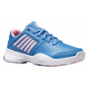Juniorská obuv K-Swiss Court Express Omni - silver lake blue/white/orchid pink - Modrý (38)
