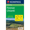 KOMPASS 660 Firenze, Chianti 1:50t turistická mapa (oblasť Ligúria, Toskánsko, Abruzzo - Taliansko)
