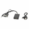 Adaptér video kábla Lanberg AD-0021-BK 0,2 m HDMI typ A (štandard) VGA (D-Sub) čierny