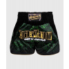 Muay Thai šortky Venum Attack - Black/Green Velikost: XXL