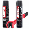 MOTUL sada na mazanie a čistenie reťaze na motocykli C2+ C1 Kefa