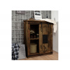 Bighome - Komoda mango 75x36x90 hnedá lakovaná IRON