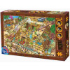 D-Toys - Puzzle Stavba pyramídy - 1000 dielov
