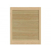 Žaluziové dveře, typ lamel: otevřené, přírodní, Š x V: 594 x 762 mm