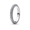 PANDORA prsten s jednou řadou pavé 50 192627C01-50