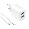 Nabíjačka Puro PROLITE 10W 2x USB-A + kábel USB-A - USB-C 1.2 m - b