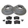 Sada zadní brzdové kotouče + destičky AUDI A6 ŠKODA SUPERB I VW PASSAT (VAG 4A0615301A 4A0615601A 8E0615601 4AO615301A 4AO615601A)