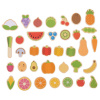 Bigjigs Toys Magnetky ovocie a zelenina-35ks
