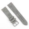 BStrap Suede Leather remienok na Garmin Venu 2S, gray