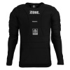 Zone floorball Goalie T-shirt UPGRADE black/silver XL / XXL, čierna / strieborná