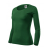 Tričko dámske FIT-T LS169 Farba: Fľaš. zelená, Veľkosť: XXL
