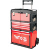 YATO Vozík na nářadí 3 sekce, 2 zásuvky, YATO-09101 YT-09101