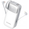 COLORWAY powerbanka/ 30 000mAh/ 1x USB QC3.0/ USB-C/ Lightning/ 22,5W/ Biela